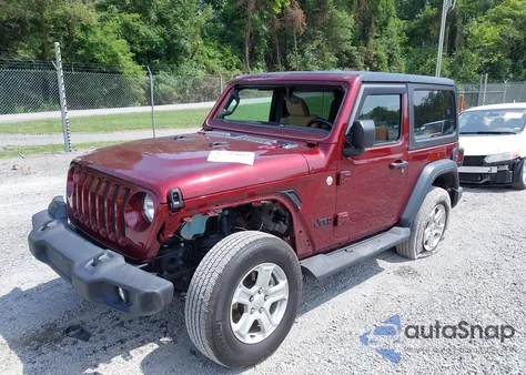 2021 Jeep Wrangler Sport S 4X4 from USA, damaged, VIN 1C4GJXAG5MW768088